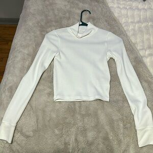 American eagle turtle neck color white size extra small